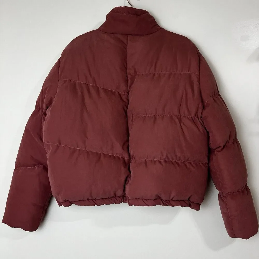 Native Youth Avery Puffer Jacket Coat Mauve Dusty Rose Women’s M - Picture 6 of 12